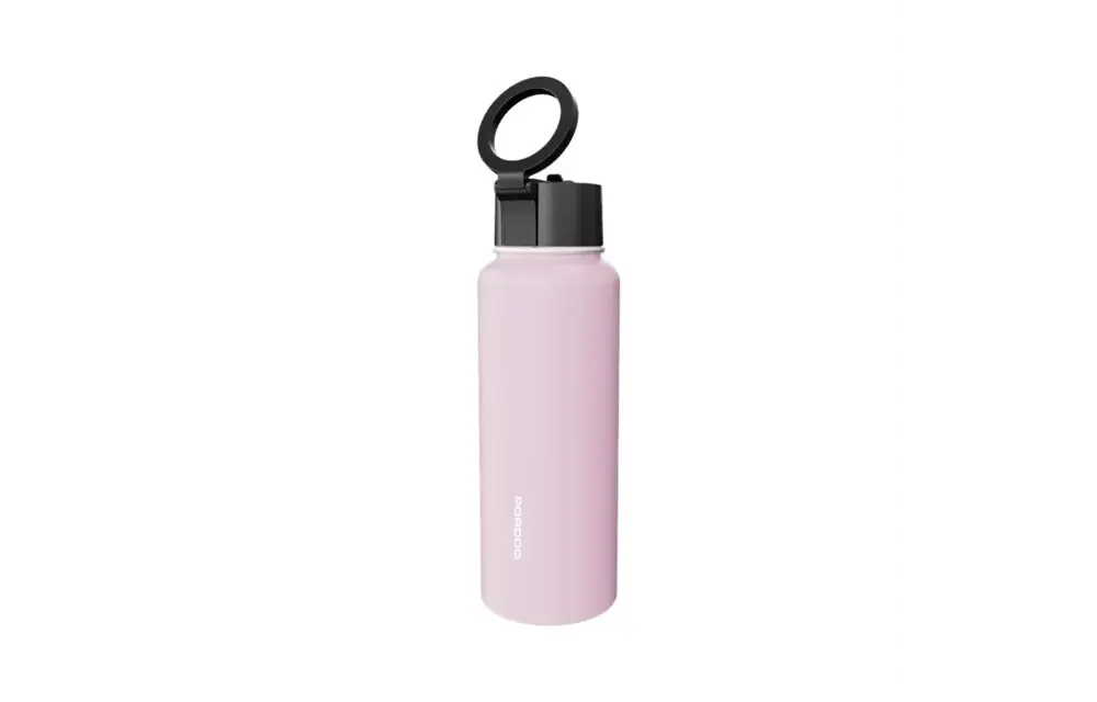 Porodo Lifestyle Magnetic Mount Water Bottle 32oz - Pink