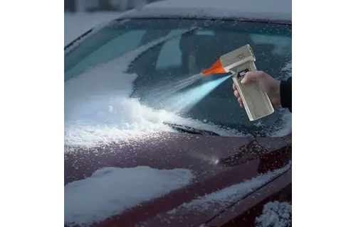 Porodo Rushjet Cordless Turbo Speed Dust Blower 5200 mAh,150W With 120000 RPM - Gold/Orange