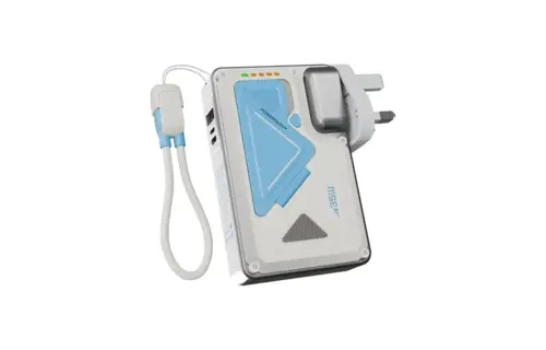 Powerology 35W PD  Wall Charger Plus MagSafe Power Bank with Lanyard Type-C 10000mAh - White