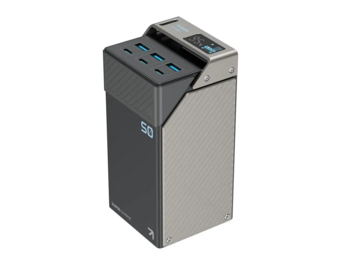 Powerology 50000mAh Power Bank 65W 3*PD Type-C and 3*PD - Black