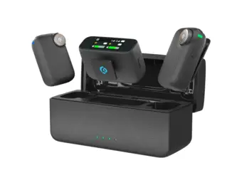 Powerology Pure Q1 AI Noise-Cancelling Microphone - Black