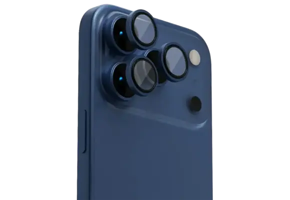 Levelo Trio Pro 2 in 1 Detachable Camera Lens Protector for iPhone 17 Pro - Dark Blue