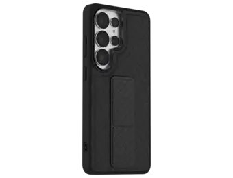 Levelo Morphix Cuero Gripstand Case For Samsung S26 Ultra - Black
