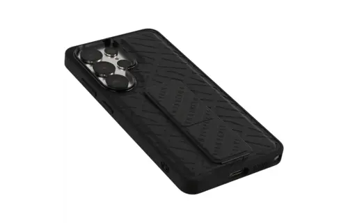 Levelo Morphix Cuero Gripstand Case For Samsung S26 Ultra - Black