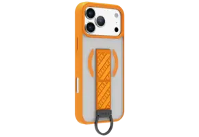 Levelo Morphix Clara Grip MagSafe Case For iPhone 17 Pro  - Sunrise Orange