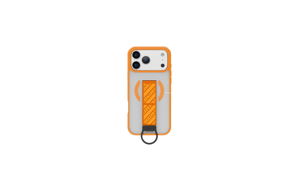 Levelo Morphix Clara Grip MagSafe Case For iPhone 17 Pro  - Sunrise Orange