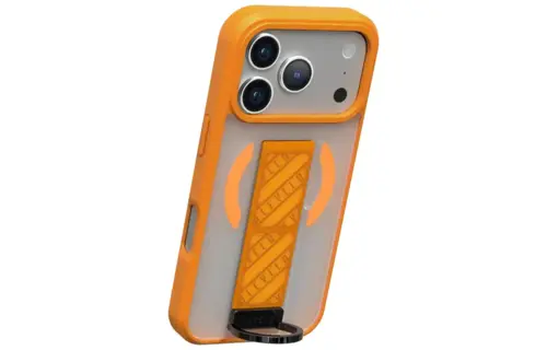 Levelo Morphix Clara Grip MagSafe Case For iPhone 17 Pro  - Sunrise Orange