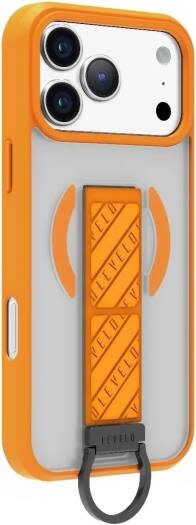 Levelo Morphix Clara Grip MagSafe Case For iPhone 17 Pro  - Sunrise Orange