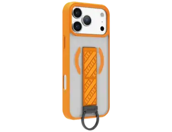 Levelo Morphix Clara Grip MagSafe Case For iPhone 17 Pro Max - Sunrise Orange