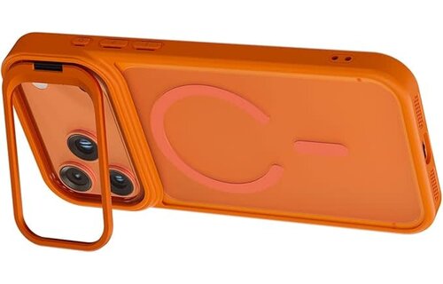 Levelo Solo Pro Camera KickStand MagSafe Case for iPhone 17 Pro - Orange