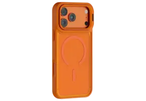 Levelo Solo Pro Camera KickStand MagSafe Case for iPhone 17 Pro Max - Orange