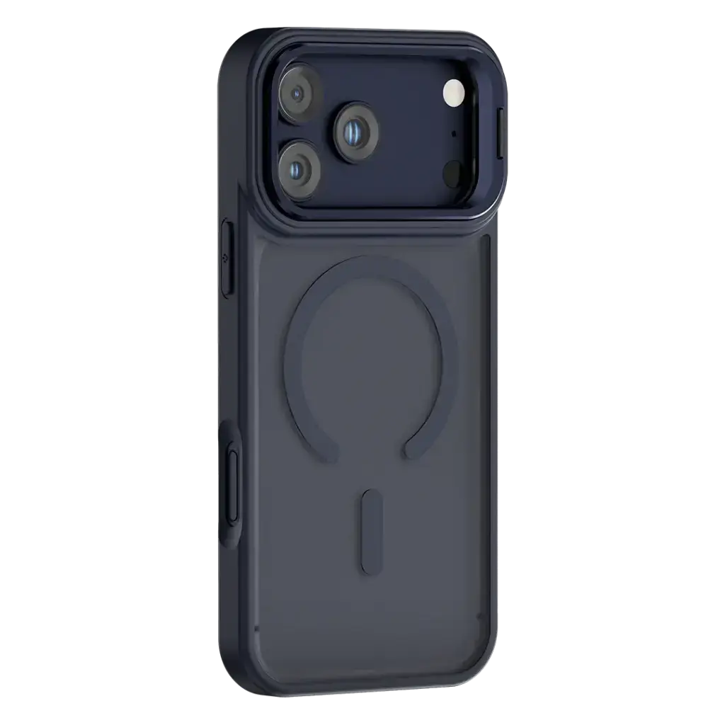 Levelo Solo Pro Camera KickStand MagSafe Case for iPhone 17 Pro - Blue