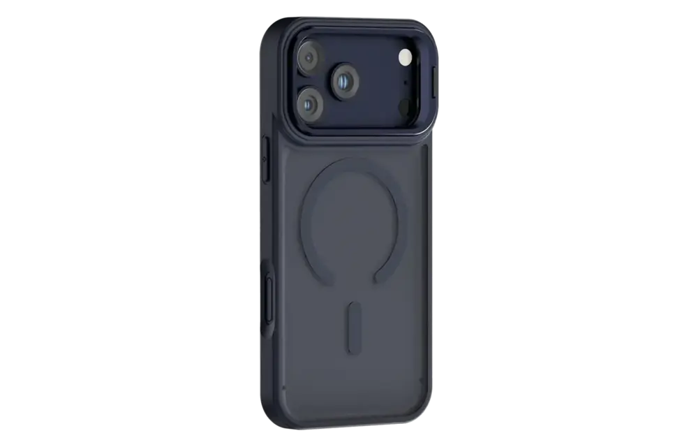 Levelo Solo Pro Camera KickStand MagSafe Case for iPhone 17 Pro Max - Blue