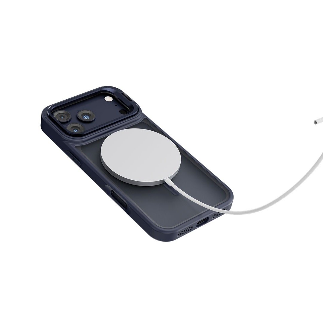 Levelo Solo Pro Camera KickStand MagSafe Case for iPhone 17 Pro Max - Blue