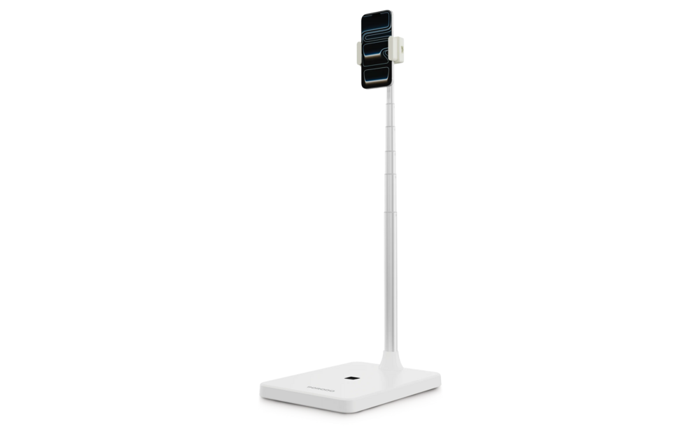 Porodo Multifunctional Phone & Tablet With Extendable Pole - White