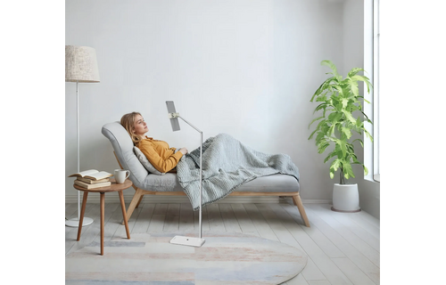 Porodo Multifunctional Phone & Tablet With Extendable Pole - White