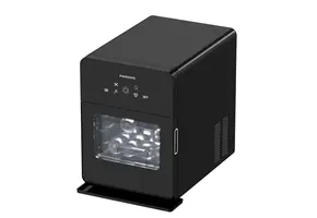 Porodo Lifestyle Sphere-Shaped 260W Dual Sphere Ice Maker 10L with LCD Touch Display - Black