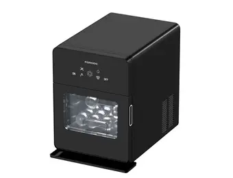 Porodo Lifestyle Sphere-Shaped 260W Dual Sphere Ice Maker 10L with LCD Touch Display - Black