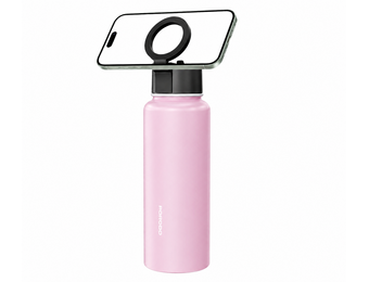 Porodo Lifestyle Magnetic Mount Water Bottle 32oz/1L - Pink