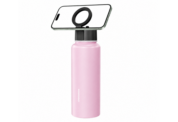 Porodo Lifestyle Magnetic Mount Water Bottle 32oz/1L - Pink