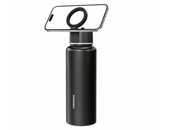 Porodo Lifestyle Magnetic Mount Water Bottle 32oz/1L - Black