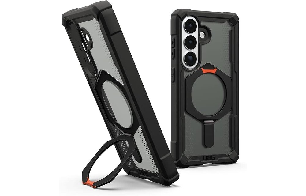 UAG Plasma XTE Case with Magsafe for Samsung Galaxy S26 - Black and Orange