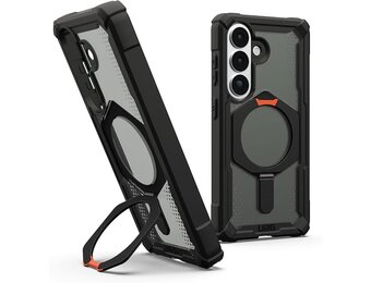 UAG Plasma XTE Case with Magnet for Samsung Galaxy S26 - Black and Orange