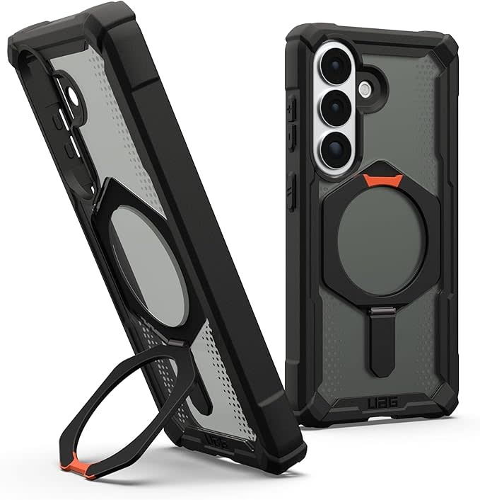 UAG Plasma XTE Case with Magsafe for Samsung Galaxy S26 - Black and Orange