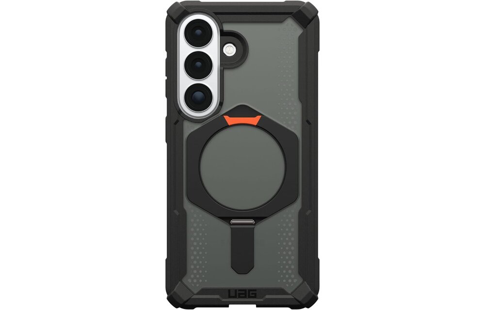 UAG Plasma XTE Case with Magsafe for Samsung Galaxy S26 - Black and Orange