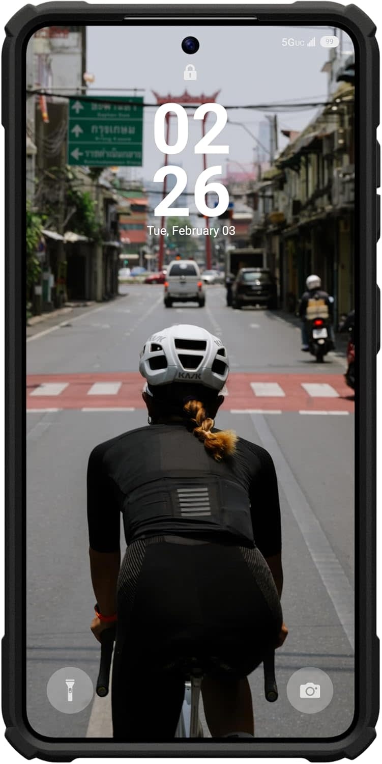 UAG Plasma XTE Case with Magnet for Samsung Galaxy S26 - Black and Orange