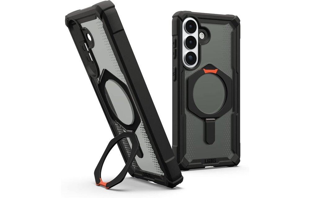 UAG Plasma XTE Case with MagSafe for Samsung Galaxy S26 Plus - Black and Orange