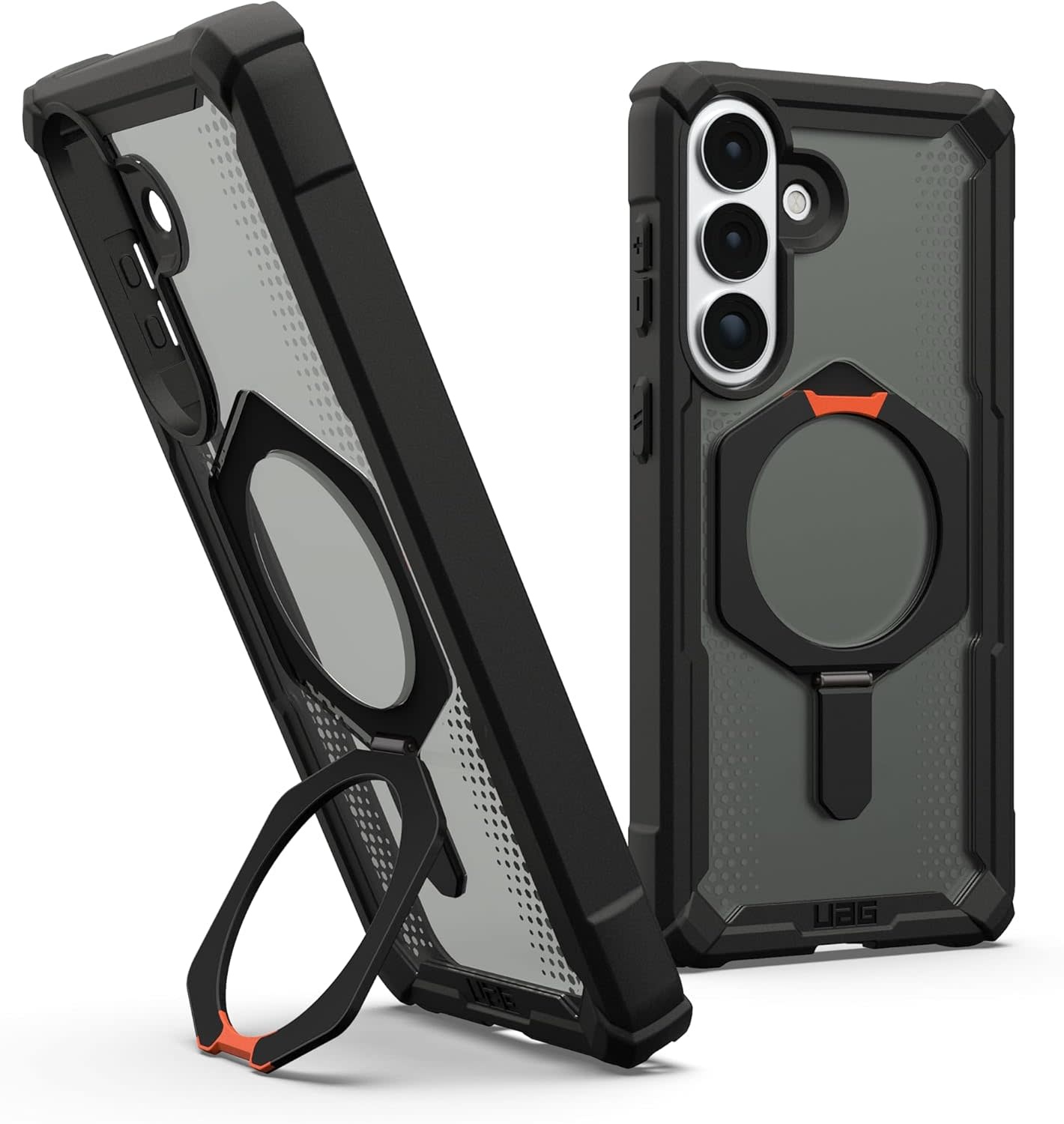 UAG Plasma XTE Case with MagSafe for Samsung Galaxy S26 Plus - Black and Orange