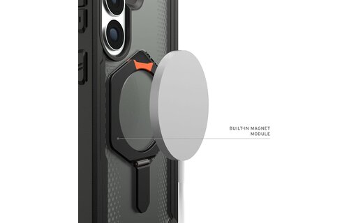 UAG Plasma XTE Case with MagSafe for Samsung Galaxy S26 Plus - Black and Orange