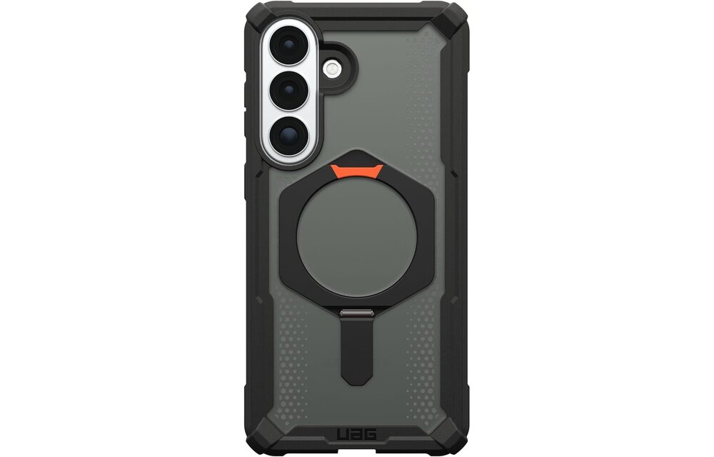 UAG Plasma XTE Case with MagSafe for Samsung Galaxy S26 Plus - Black and Orange