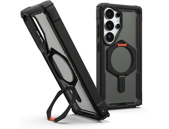 UAG Plasma XTE Case with Magnet for Samsung Galaxy S26 Ultra - Black and Orange