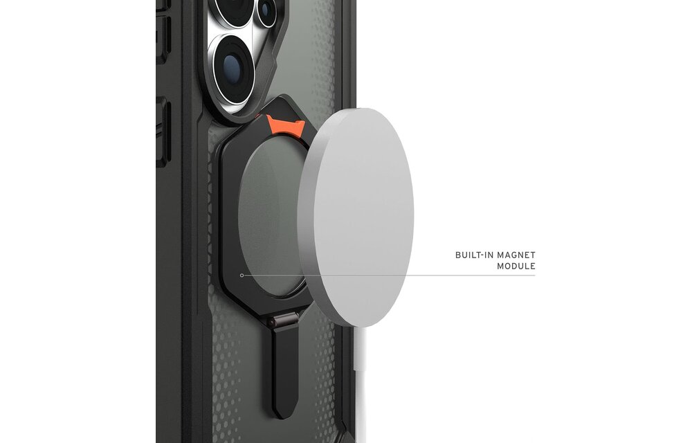 UAG Plasma XTE Case with Magnet for Samsung Galaxy S26 Ultra - Black and Orange