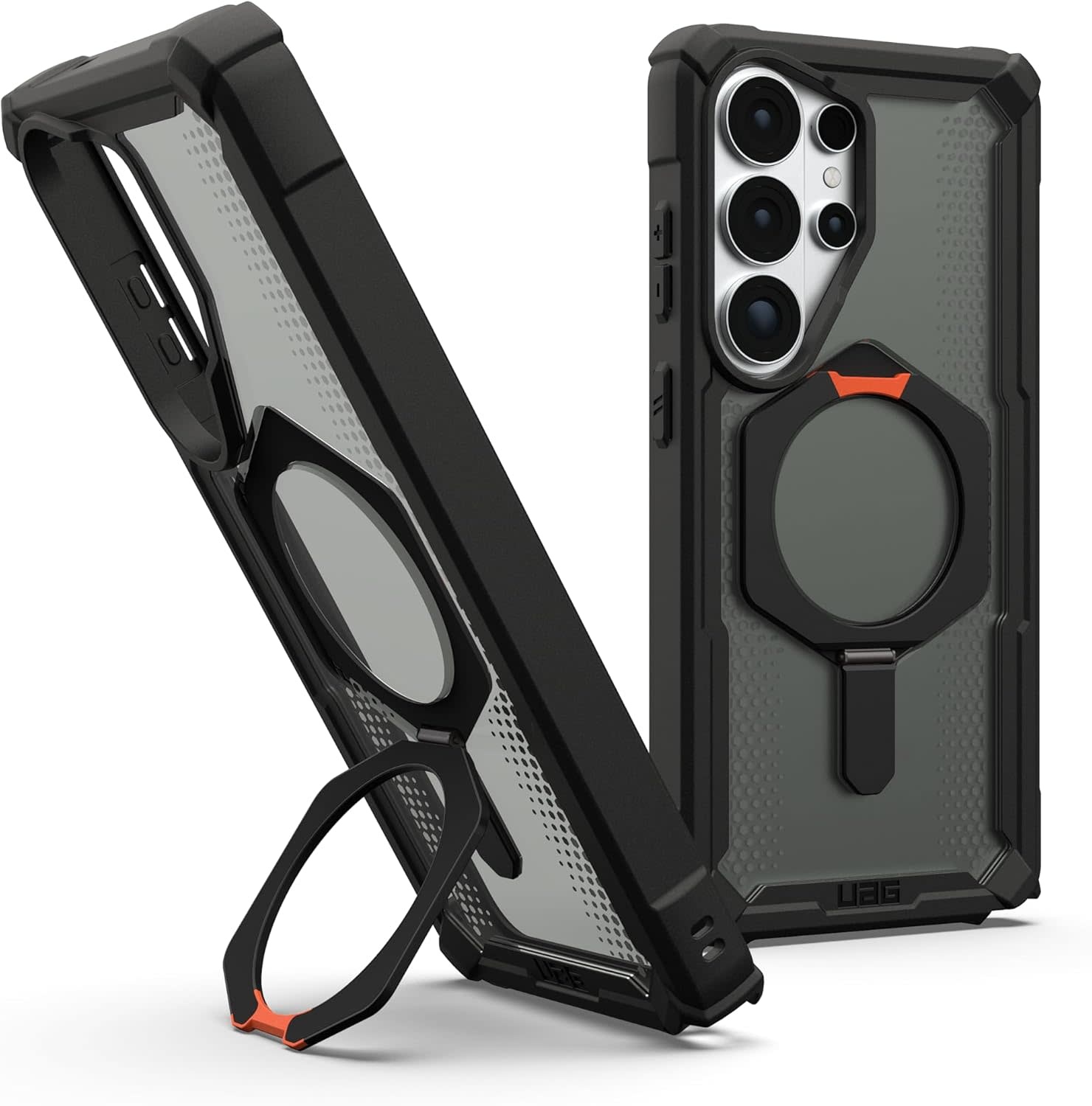 UAG Plasma XTE Case with Magnet for Samsung Galaxy S26 Ultra - Black and Orange