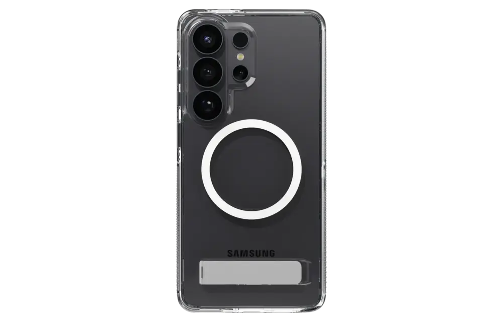 ZAGG Crystal Palace Snap Case with Kickstand for Samsung Galaxy S26 Ultra - Clear