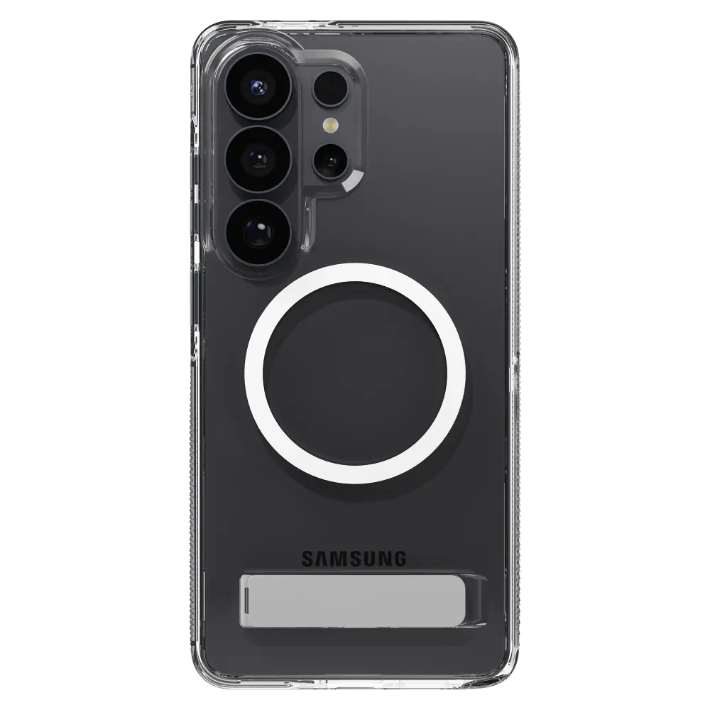 ZAGG Crystal Palace Snap Case with Kickstand for Samsung Galaxy S26 Ultra - Clear