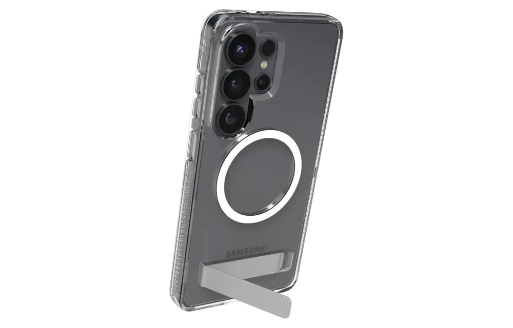 ZAGG Crystal Palace Snap Case with Magsafe and Kickstand for Samsung Galaxy S26 Ultra - Clear