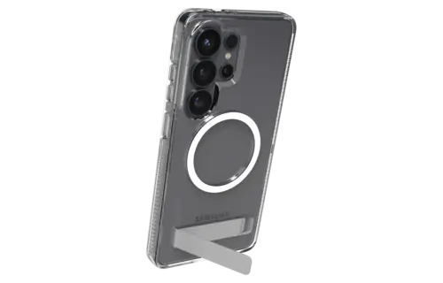 ZAGG Crystal Palace Snap Case with Kickstand for Samsung Galaxy S26 Ultra - Clear