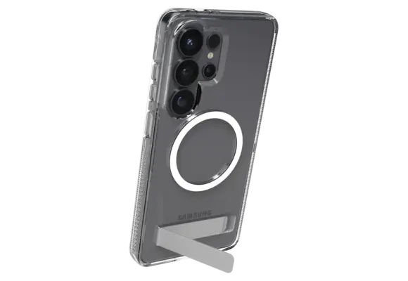 ZAGG Crystal Palace Snap Case with Magsafe and Kickstand for Samsung Galaxy S26 Ultra - Clear