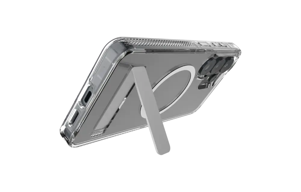 ZAGG Crystal Palace Snap Case with Kickstand for Samsung Galaxy S26 Ultra - Clear