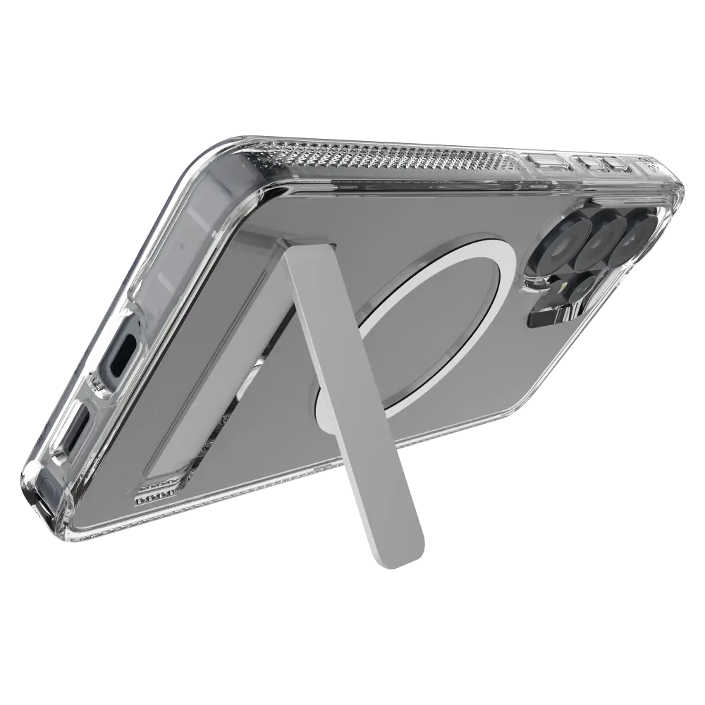 ZAGG Crystal Palace Snap Case with Kickstand for Samsung Galaxy S26 Ultra - Clear
