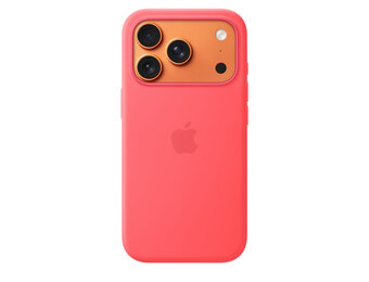 Apple iPhone 17 Pro Silicone Case with MagSafe - Bright Guava
