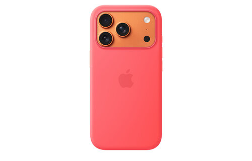 Apple iPhone 17 Pro Silicone Case with MagSafe - Bright Guava