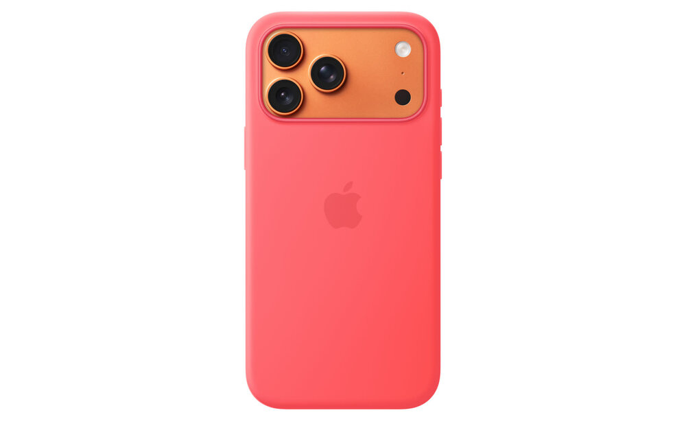 Apple iPhone 17 Pro Max Silicone Case with MagSafe - Bright Guava