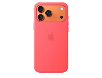 Apple iPhone 17 Pro Max Silicone Case with MagSafe - Bright Guava