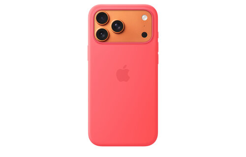 Apple iPhone 17 Pro Max Silicone Case with MagSafe - Bright Guava