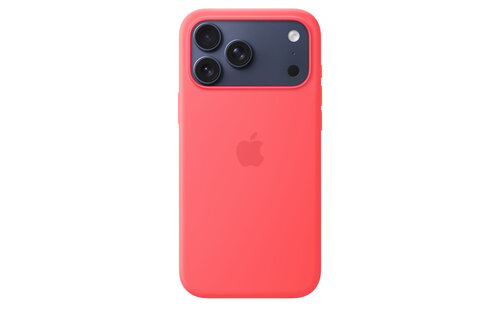 Apple iPhone 17 Pro Max Silicone Case with MagSafe - Bright Guava